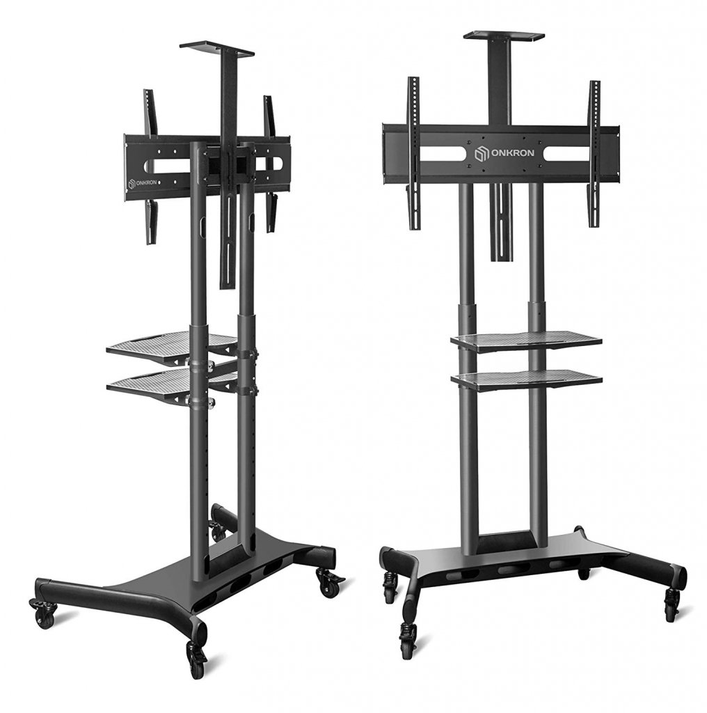 Стойка мобильная ONKRON TS1881 черный, до 90кг