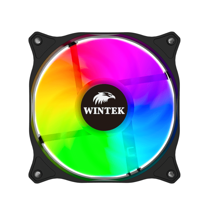 Вентилятор для корпуса Wintek M11-B-12 ARGB, 12 см, 6 pin
