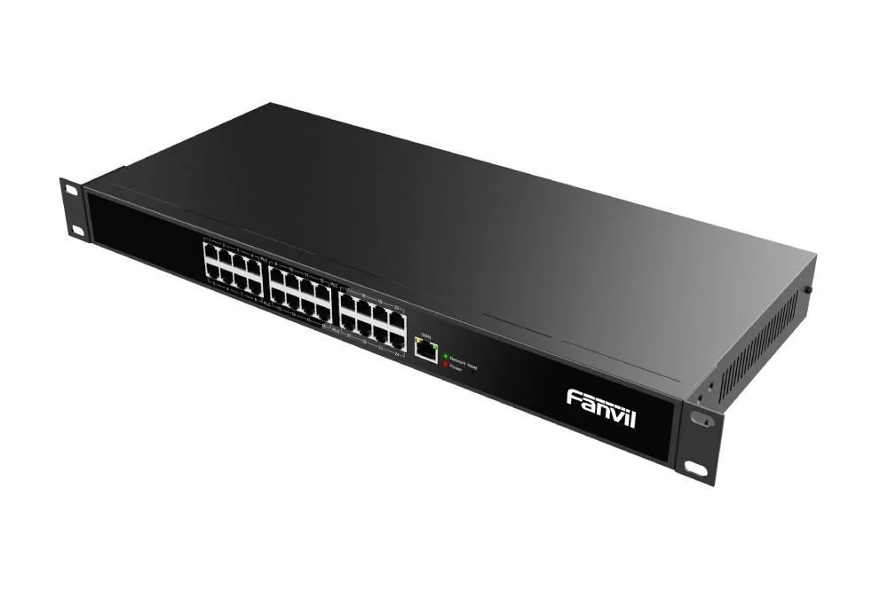 2-проводной POE коммутатор VOIP шлюз FANVIL PN24