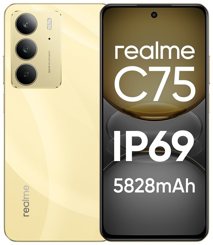 Realme C75 8/256gb золотой