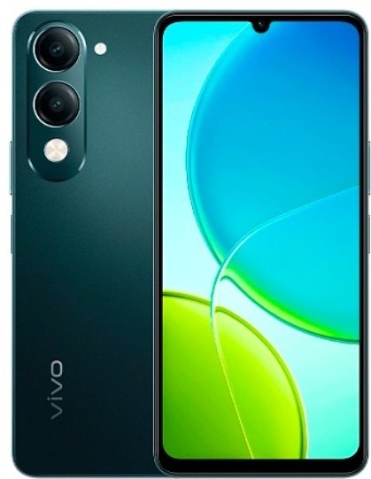 Смартфон Vivo Y04 4 ГБ/256 ГБ зеленый