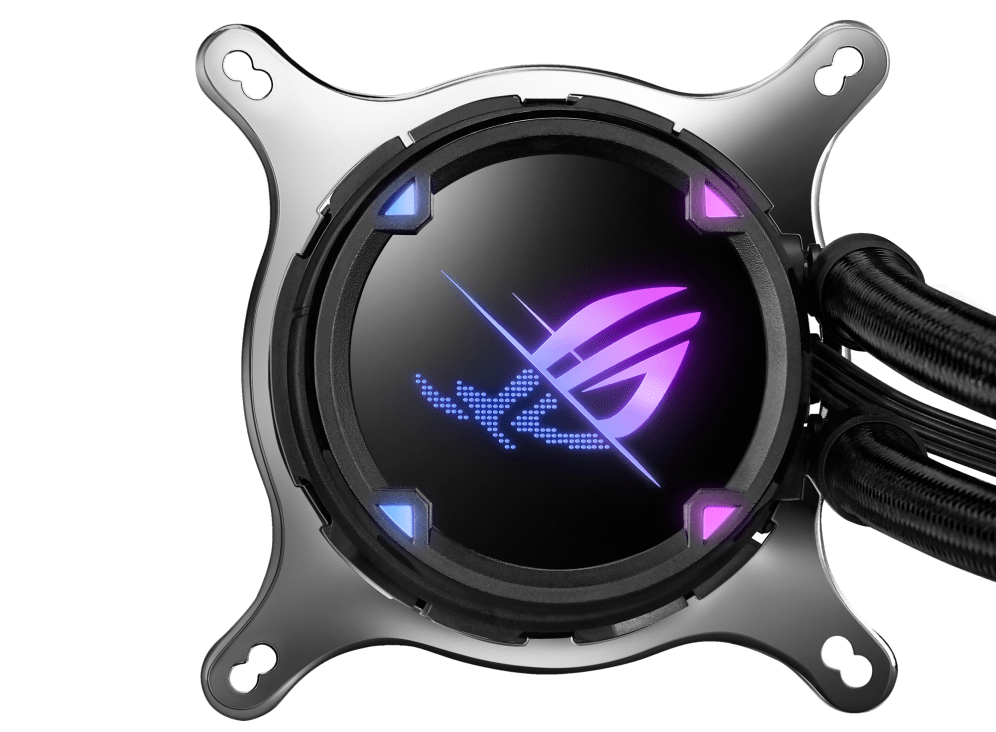 Водяное охлаждение CPU Asus ROG STRIX LC II 240 Liquid CPU Cooler, 2 x12cm PWM Fan
