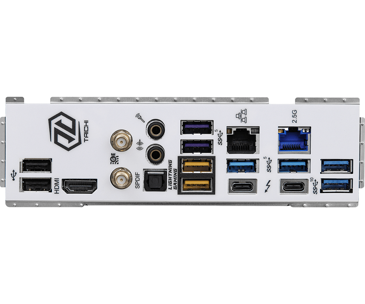 Материнская плата ASRock Z790 TAICHI CARRARA LGA1700 4xDDR5 8xSATA RAID 5xM.2 HDMI USB4 Type-C EATX
