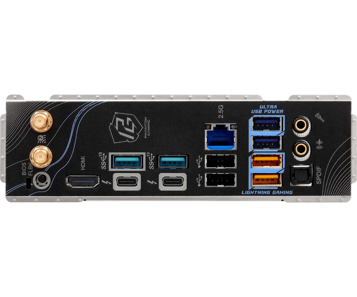 Материнская плата ASRock Z890 RIPTIDE WIFI LGA1851 4xDDR5 4xSATA 5xM.2 HDMI Type-C ATX