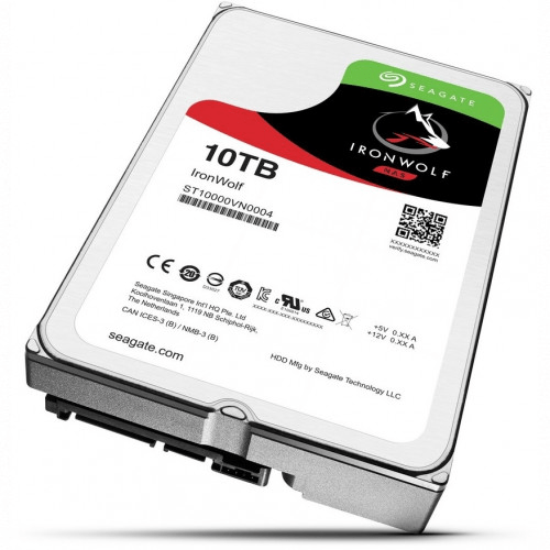 Жесткий диск для NAS систем 10Tb HDD Seagate IronWolf SATA 6Gbit/s 3.5