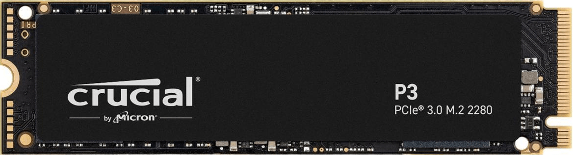 Твердотельный накопитель  500Gb SSD Crucial P3 3D NAND M2 PCIe NVMe R3500Mb/s W1900MB/s CT500P3SSD8