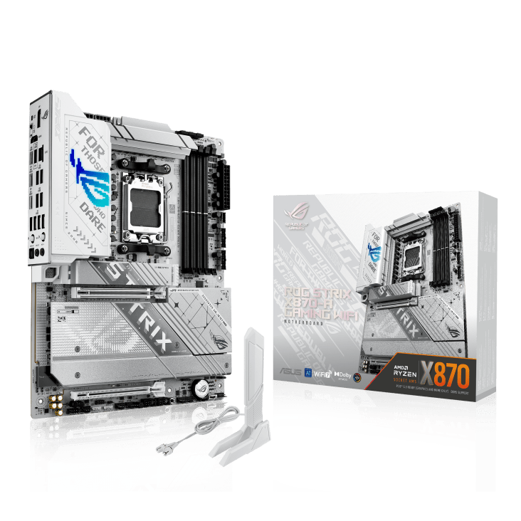 Материнская плата ASUS ROG STRIX X870-A GAMING WIFI AM5 4xDDR5 2xSATA RAID 4xM.2 HDMI DP USB-C ATX