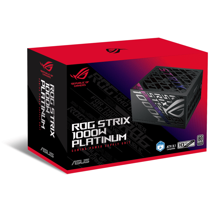 Блок питания ASUS ROG Strix 1000W Platinum 1000W 80 PLUS Platinum ROG-STRIX-1000P-GAMING
