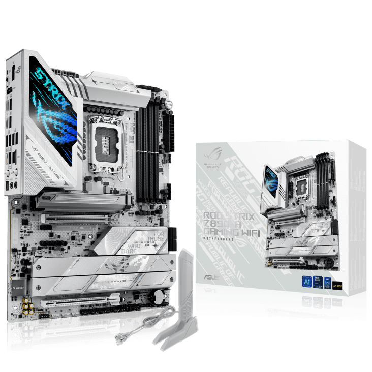 Материнская плата ASUS ROG STRIX Z890-A GAMING WIFI, LGA1851 Z890 4xDDR5 4xSATA3 5xM.2 HDMI DP ATX