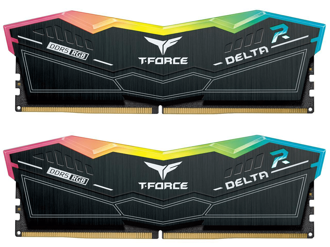 Оперативная память 32GB Kit (2x16GB) 6400MHz DDR5 Team Group DELTA RGB CL40 FF3D532G6400HC40BDC01