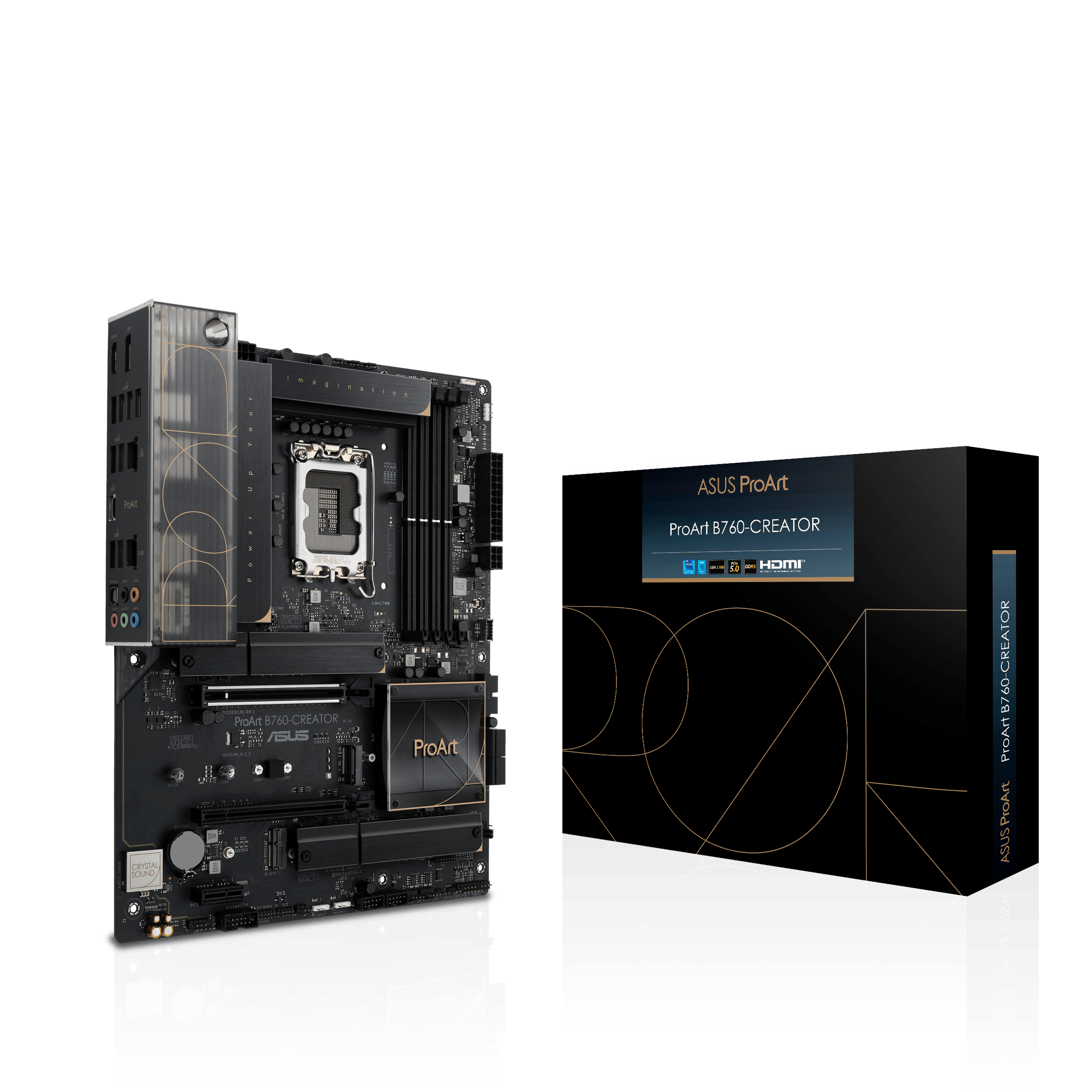 Материнская плата ASUS PROART B760-CREATOR LGA1700 4xDDR5 4xSATA3 3xM.2 RAID HDMI DP ATX