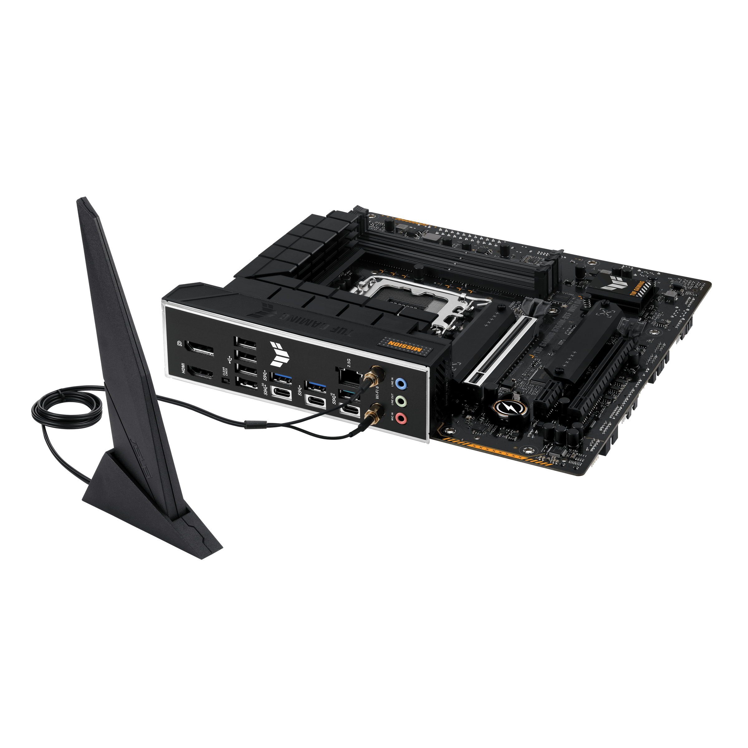 Материнская плата ASUS TUF GAMING B760M-BTF WIFI D4, LGA1700 4xDDR4 4xSATA3 3xM.2 RAID HDMI DP mATX