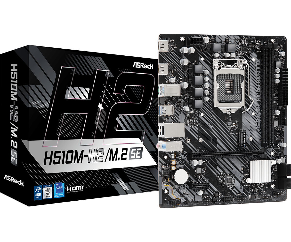 Материнская плата ASRock H510M-H2/M.2 SE LGA1200 2xDDR4 4xSATA M.2 2xHDMI mATX