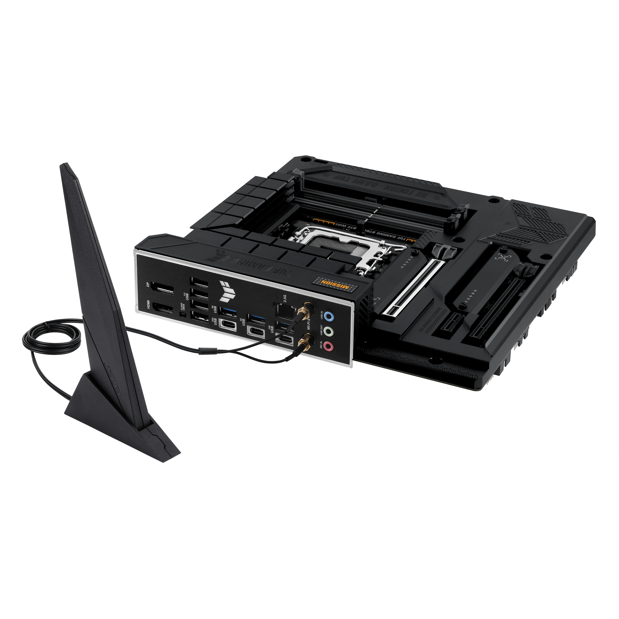 Материнская плата ASUS TUF GAMING B760M-BTF WIFI, LGA1700 4xDDR5 4xSATA3 3xM.2 RAID HDMI DP mATX