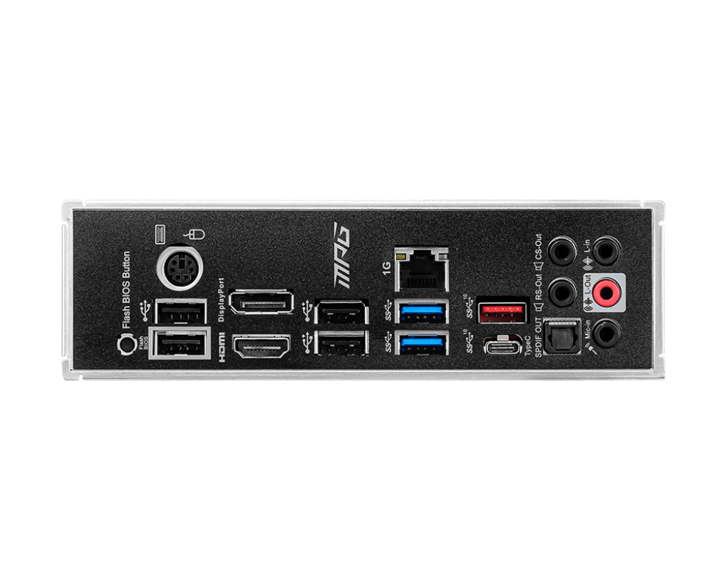 Материнская плата MSI MPG B550 GAMING PLUS AM4 4xDDR4 6xSATA3 RAID 2xM.2 HDMI DP ATX