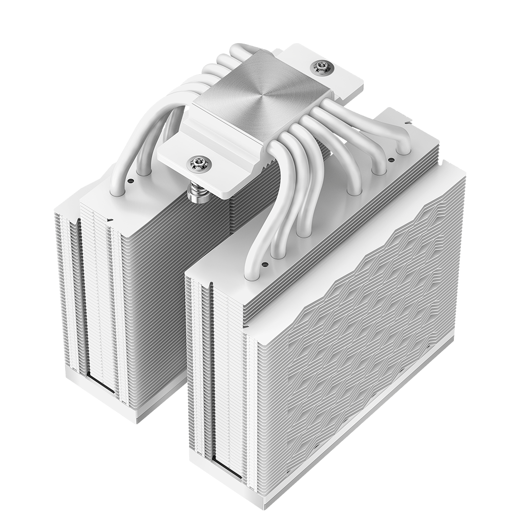 Вентилятор для процессора PCCooler RZ620 WH TDP 275W 4-pin 115X/1200/1700/1851/AM4/AM5 Белый