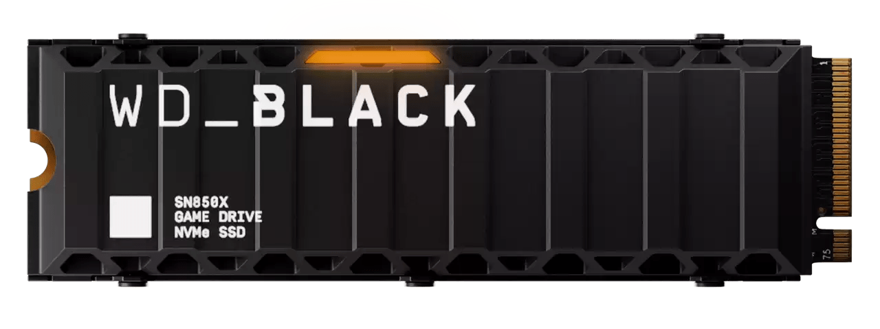 Твердотельный накопитель 4000GB SSD WD BLACK SN850X M.2 2280 NVMe R7300Mb/s W6600MB/s WDS400T2XHE