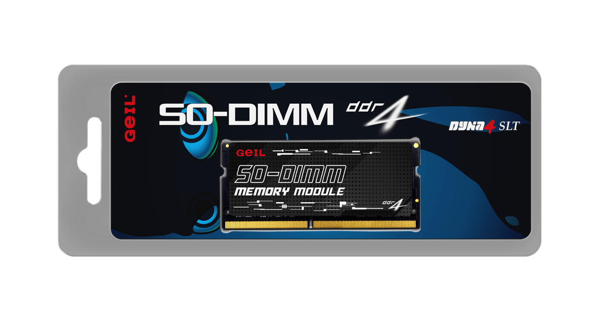 Оперативная память для ноутбука  8Gb DDR4 2400MHz GEIL PC4-19200 SO-DIMM 17-17-17-39 GS48GB2400C17SC