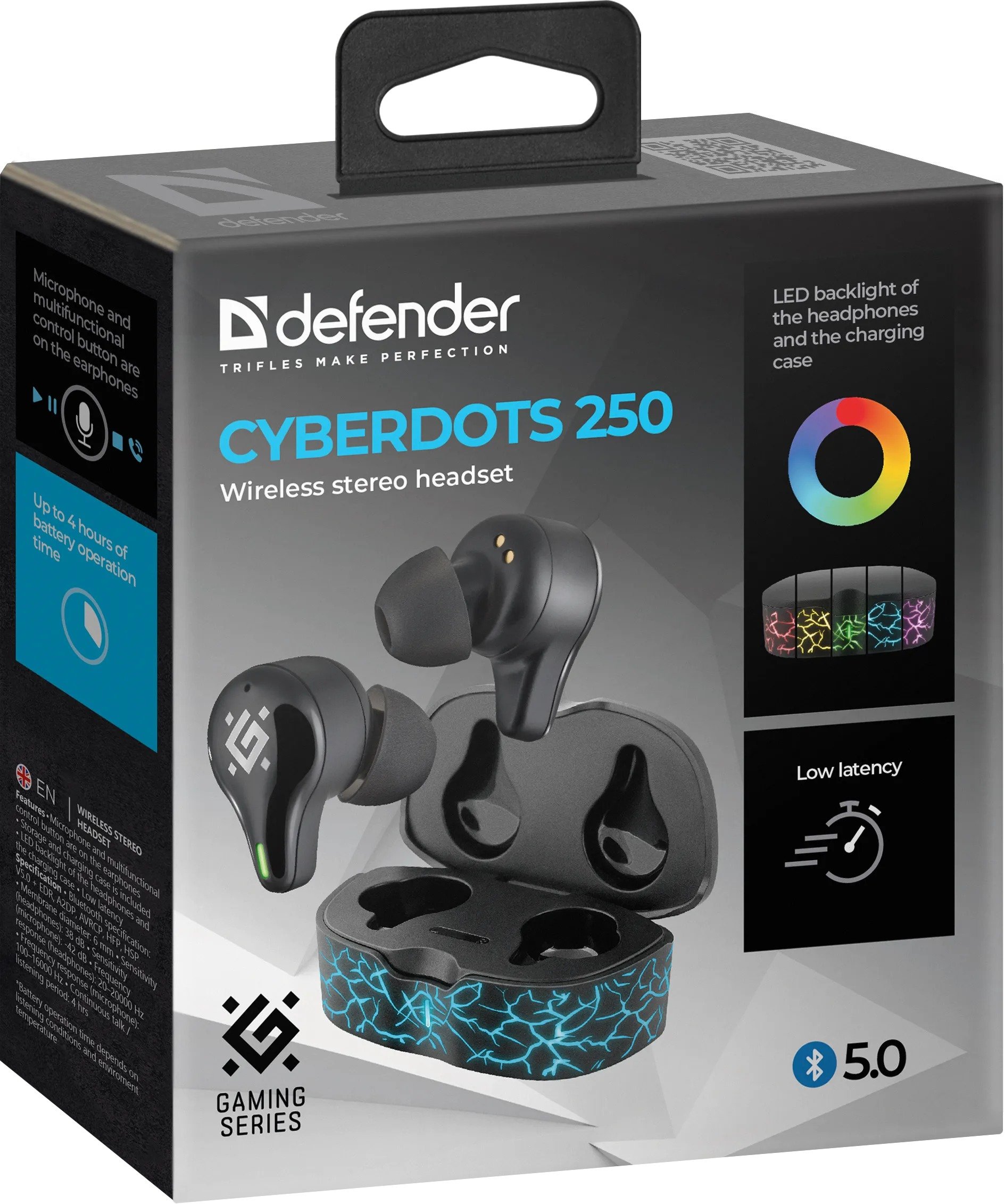 Наушники с микрофоном Defender CyberDots 250