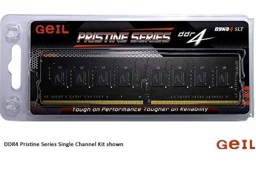 Оперативная память  8GB DDR4 2400Mhz GEIL PC4-19200 PRISTINE SERIES GP48GB2400C17SC