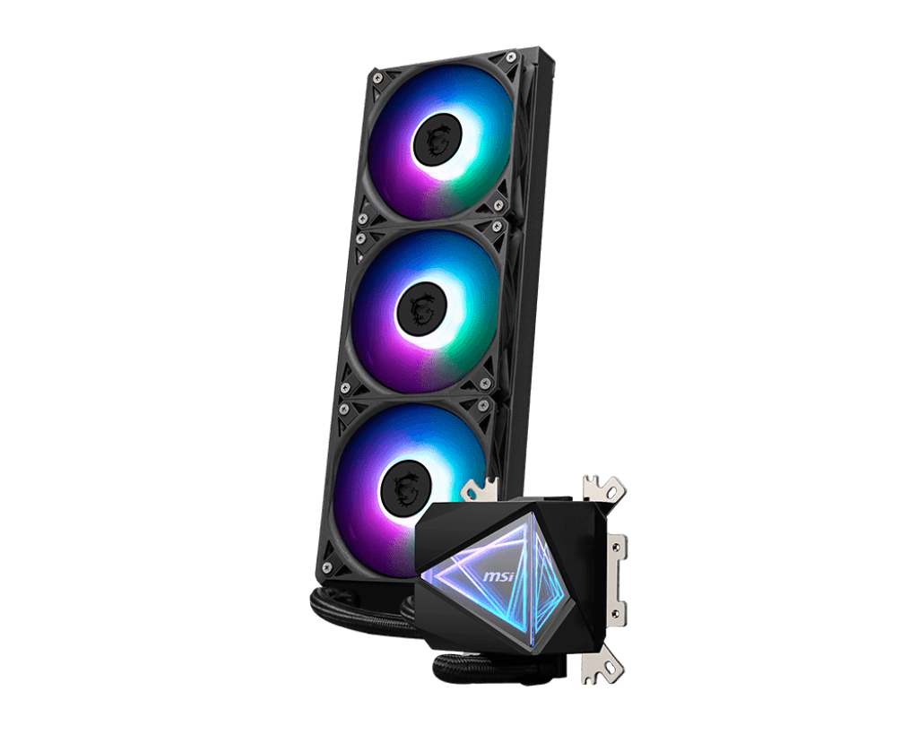 Водяное охлаждение для CPU MSI MAG CORELIQUID I360 Socket Intel/AMD, ARGB, 3pin, Fan 3x120см