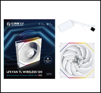 Вентилятор для корпуса Lian Li UNI FAN TL 120 Wireless ARGB 120mm White G99.12TL1W1W.00