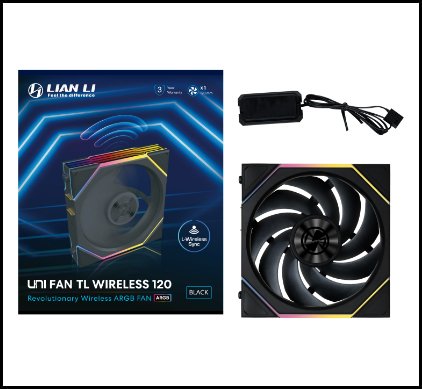 Вентилятор для корпуса Lian Li UNI FAN TL 120 Reverse Blade Wireles ARGB 120mm Black G99.12RTL1W1B.0