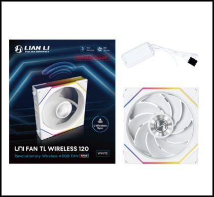 Вентилятор для корпуса Lian Li UNI FAN TL 120 Reverse Blade Wireles ARGB 120mm White G99.12RTL1W1W.0