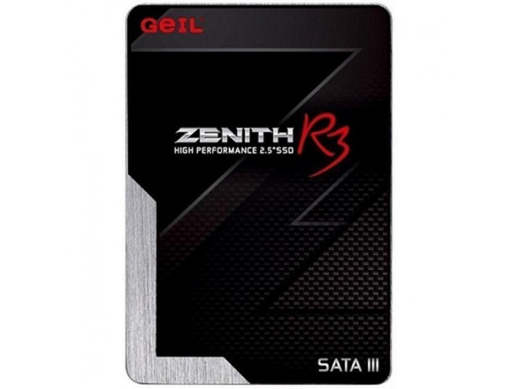 Твердотельный накопитель  480GB SSD GEIL GZ25R3-480G ZENITH R3  2.5” SATAIII R550MB/s, W510MB/s