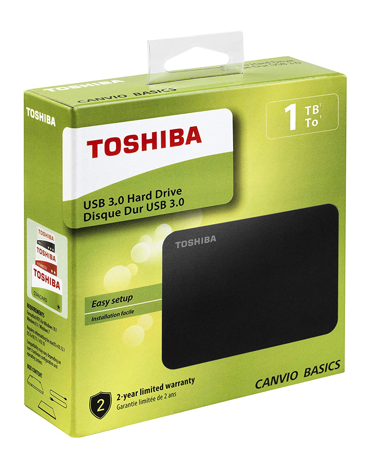 Внешний Жесткий диск Toshiba 1Tb, 2.5