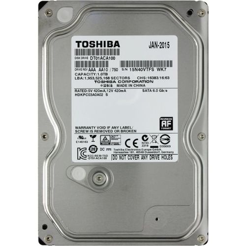 Жесткий диск HDD  1Tb TOSHIBA  SATA 6Gb/s 7200rpm 32Mb 3.5