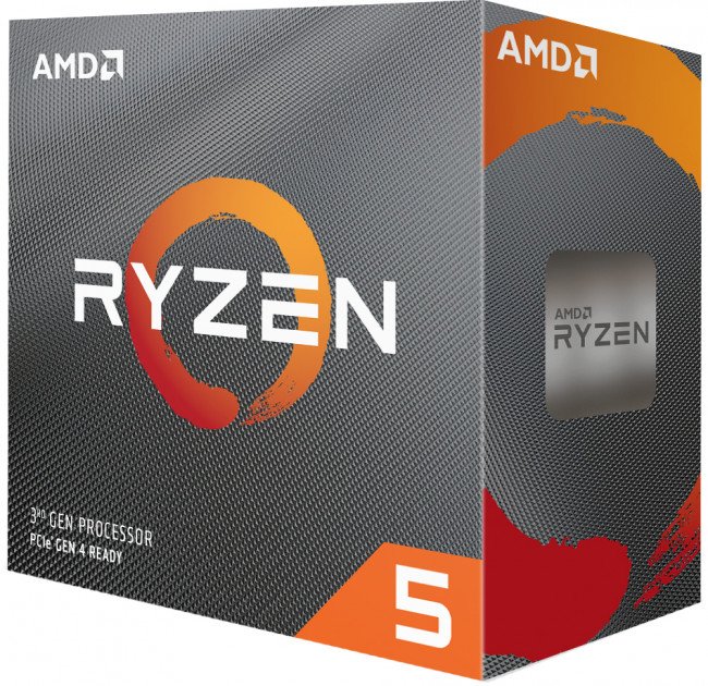 Процессор AMD Ryzen 5 3600 3,6Гц (4,2ГГц Turbo), AM4, 7nm, 6/12, L2 3Mb, L3 32Mb, 65W, BOX