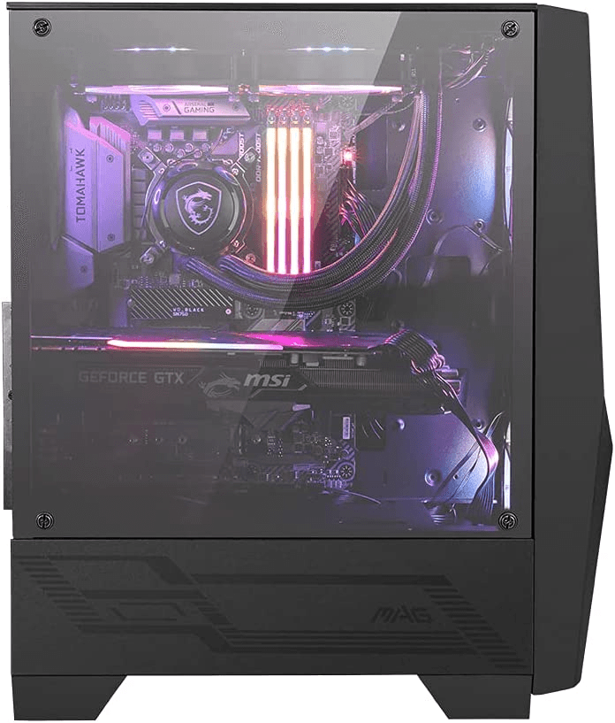 Компьютерный корпус MSI MAG FORGE 100R ATX/mATX/Mini-ITX 2x3.5