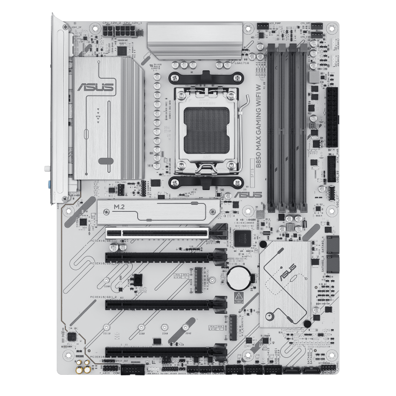 Материнская плата ASUS B850 MAX GAMING WIFI W AM5 4xDDR5 4xSATA3 RAID 3xM.2 HDMI DP USB-C ATX