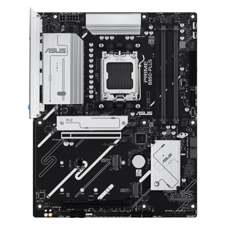 Материнская плата ASUS PRIME B850-PLUS AM5 4xDDR5 4xSATA3 RAID 3xM.2 HDMI DP USB-C ATX