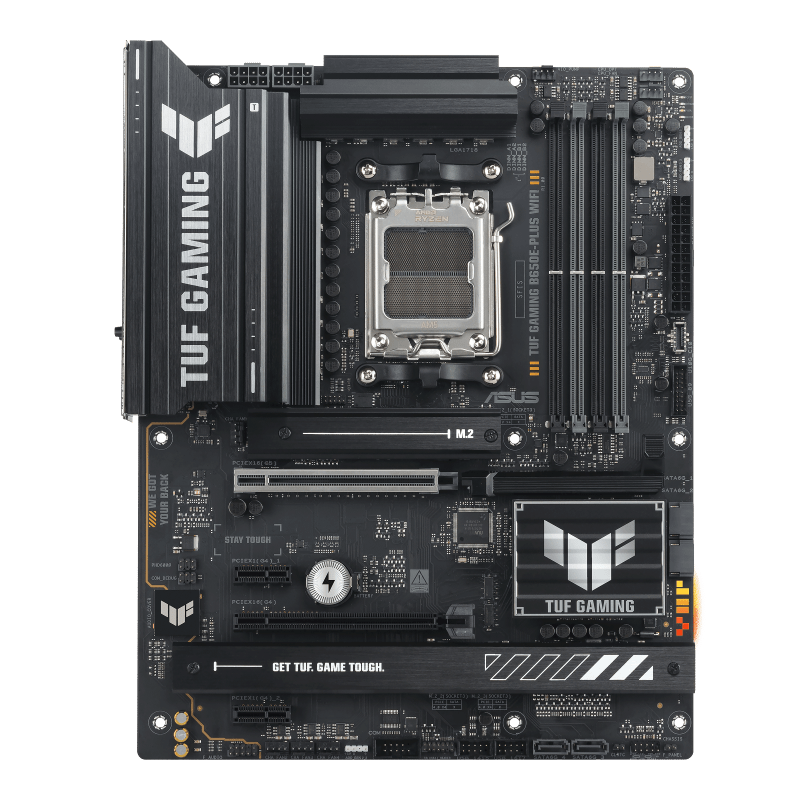 Материнская плата ASUS TUF GAMING B650E-PLUS WIFI AM5 4xDDR5 4xSATA3 RAID 3xM.2 DP HDMI USB-C ATX