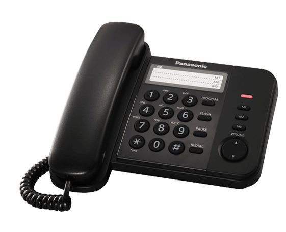 KX-TS2352 Проводной телефон (RUB) Черный