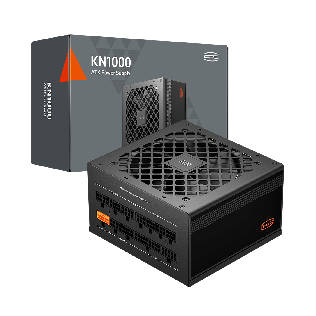 Блок питания PCCooler KN1000, 1000W, Full Modular, 80PLUS GOLD, Fan 120mm, Черный, KN1000