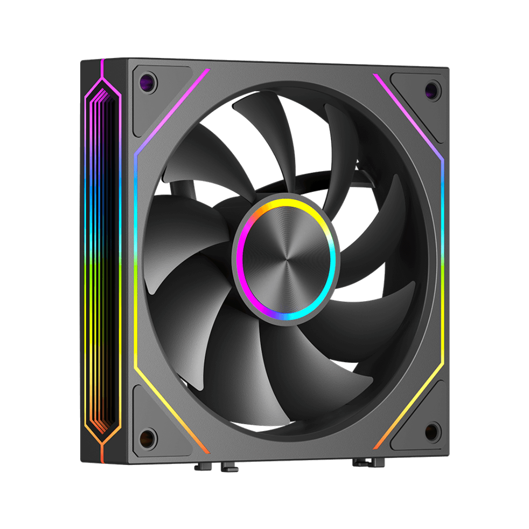 Вентилятор для корпуса PCCooler F3 X120 ARGB BK 1x(120x120x25mm) 800-1800 RPM 54CFM Black