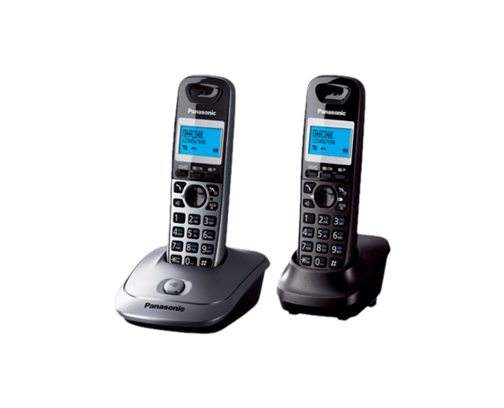 Радиотелефон PANASONIC KX-TG2512 (RU1)  Серый металлик/темно-серый металлик Доп. трубка в комплекте.