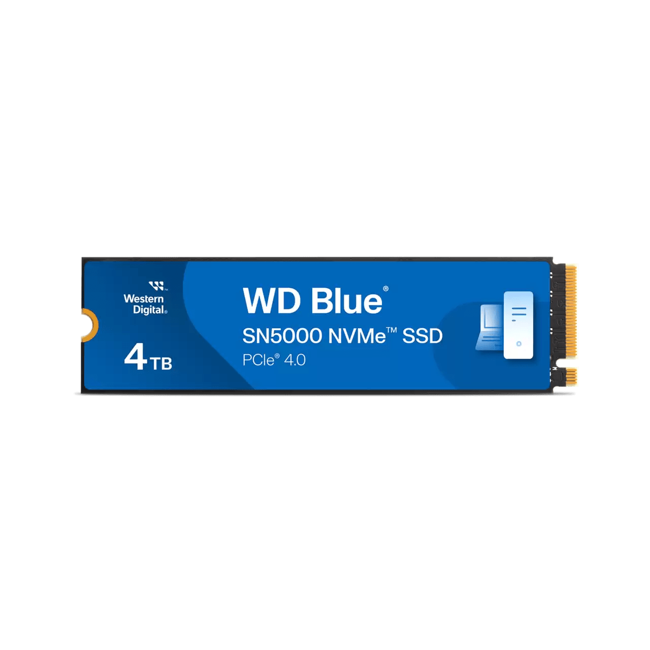 Твердотельный накопитель 4000GB SSD WD BLUE SN5000 M.2 2280 NVMe 4.0 R5500/W5000 WDS400T4B0E-00BKY0