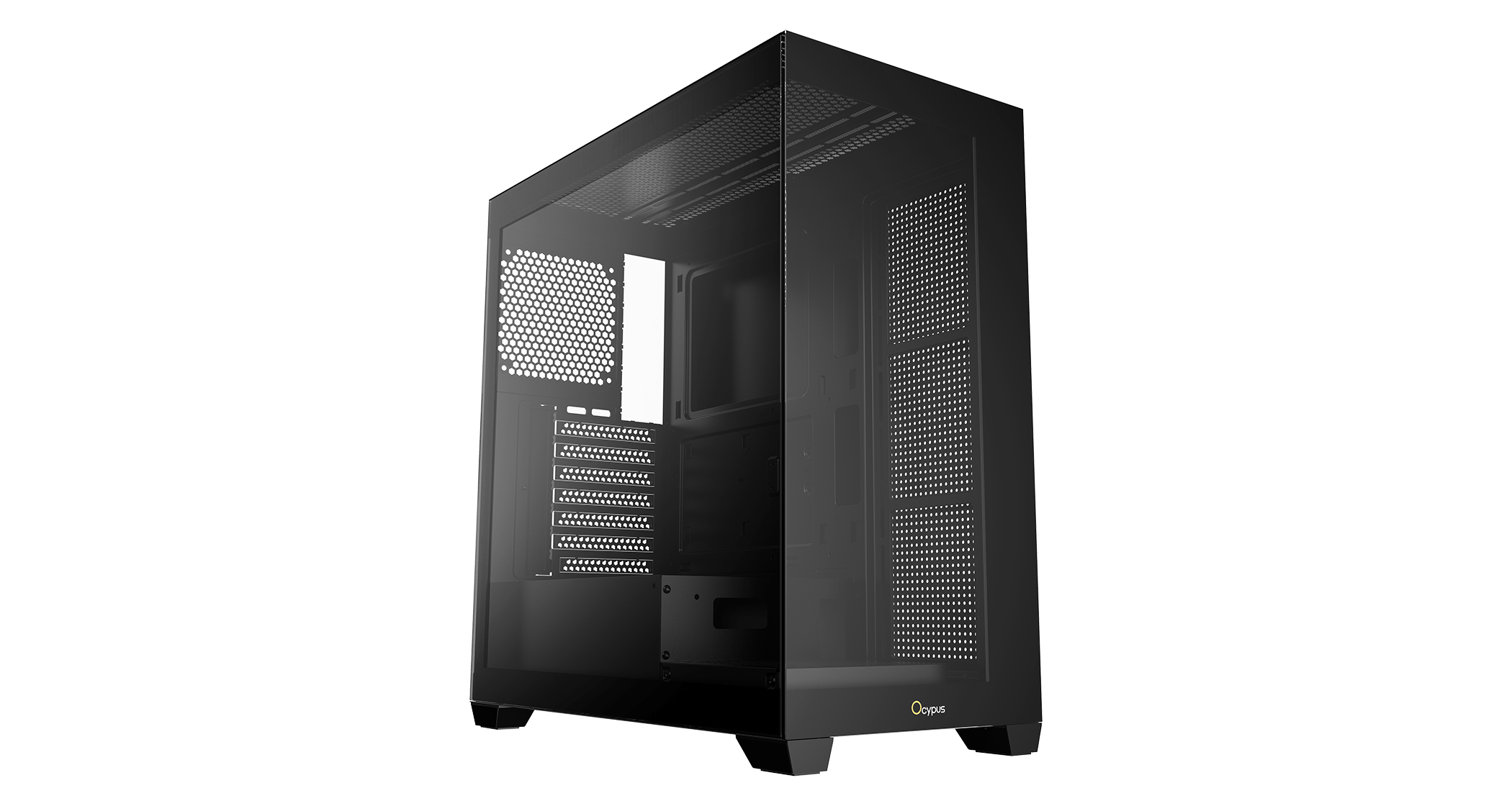 Корпус Ocypus Gamma C72 BK ATX/mATX/ITX 3xUSB Черный Gamma-C72-BKD000XX-GL