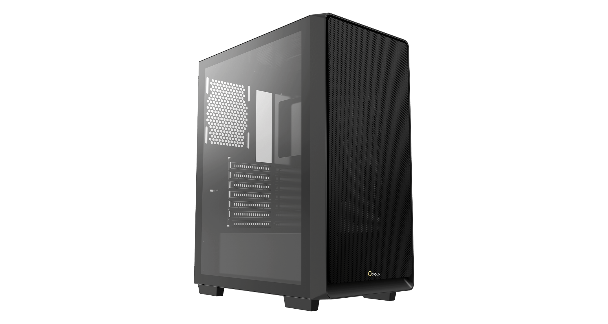 Корпус Ocypus Gamma C60 BK ATX/mATX/ITX 3xUSB Черный Gamma-C60-BKG000XX-GL
