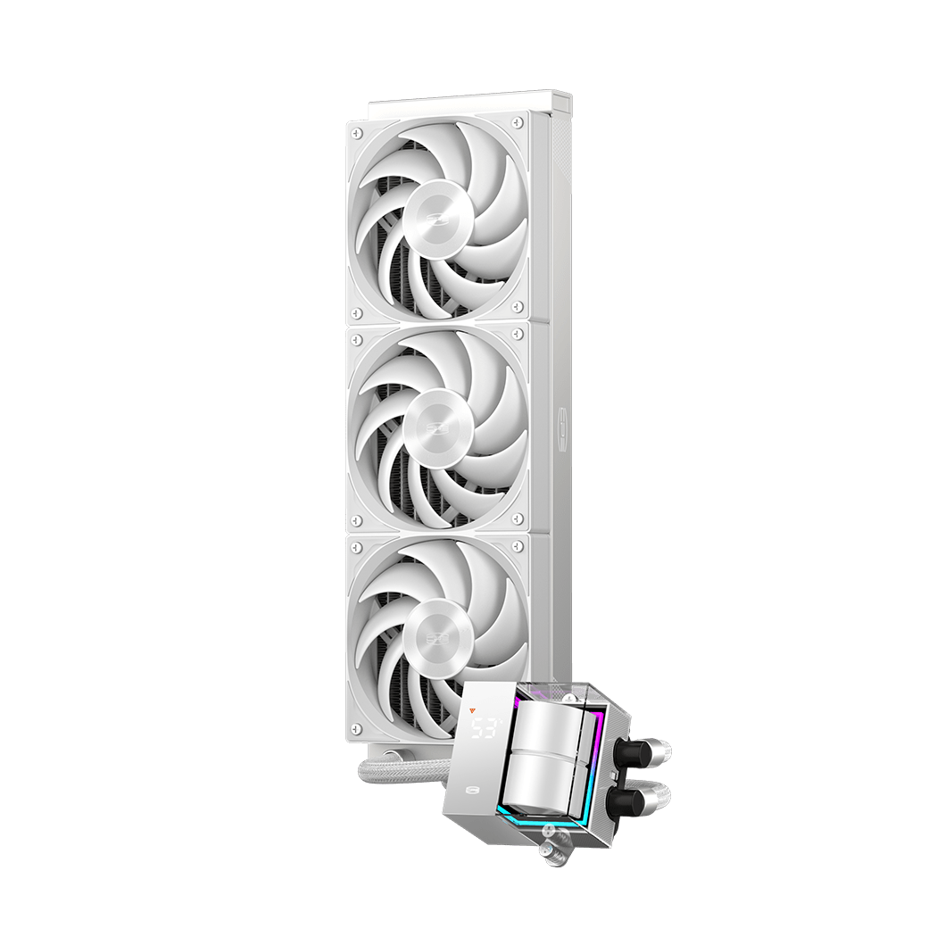 Водяное охлаждение для CPU PCCooler DS360 WH, TDP 310W, ARGB 3x120см, LGA Intel/AMD Белый