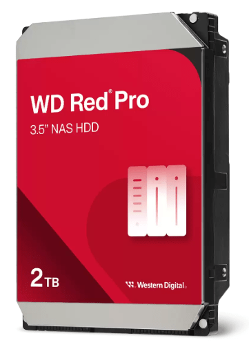 Жесткий диск для NAS систем HDD  2Tb Western Digital RED PRO SATA 6Gb/s 3.5