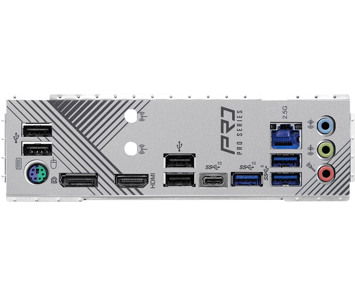 Материнская плата ASRock Z790 PRO RS LGA1700 4xDDR5 8xSATA 4xM.2 HDMI DP ATX