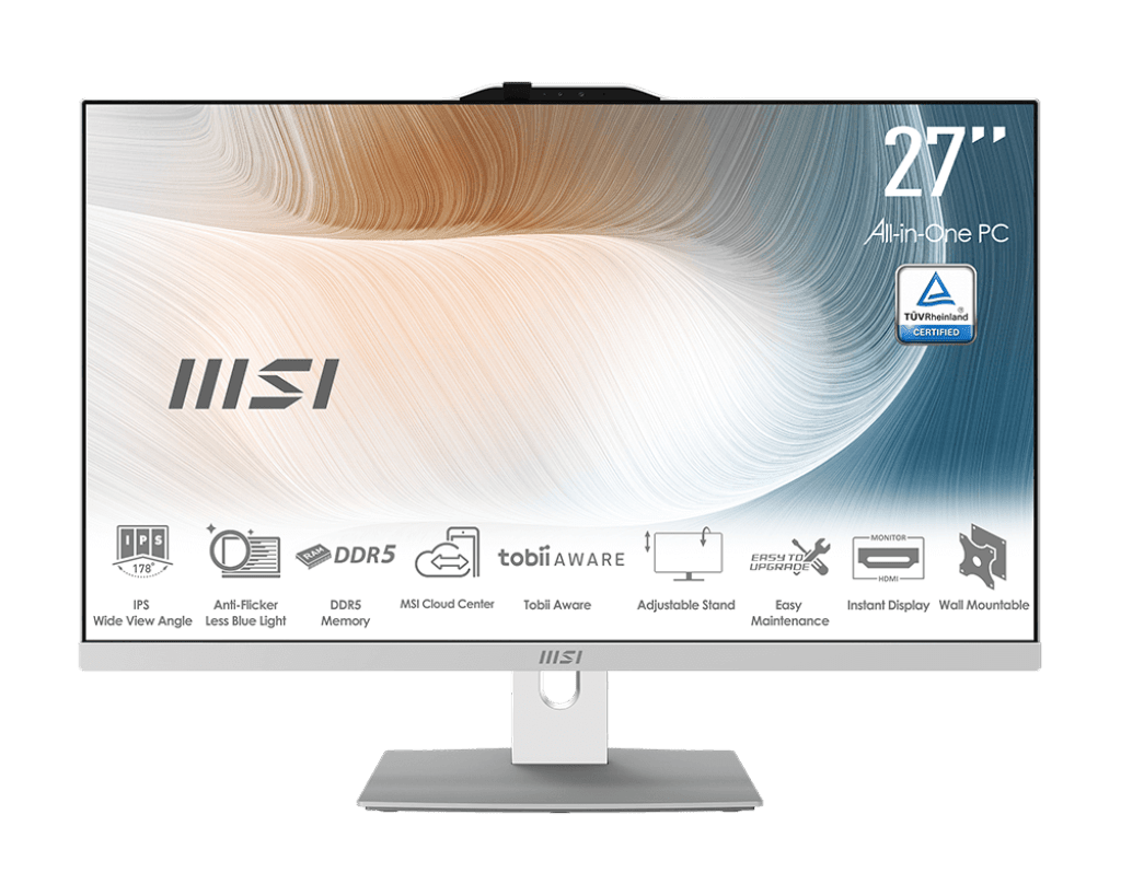 Моноблок MSI Modern AM272P 1M 27'' FHD, Ultra 7 150U, 32Gb, 1Tb, Non-OS, Белый 1M-685XRU