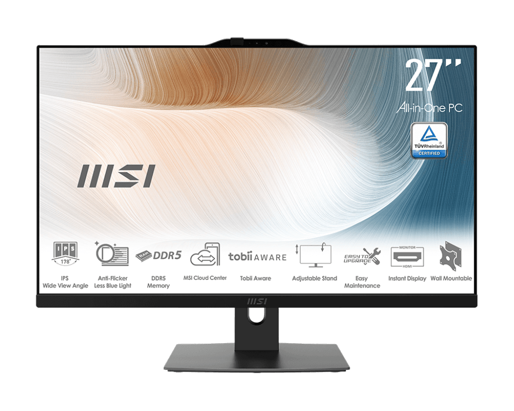 Моноблок MSI Modern AM272P 1M 27'' FHD, Ultra 5 120U, 16Gb, 512Gb, Non-OS, Черный 1M-681XRU