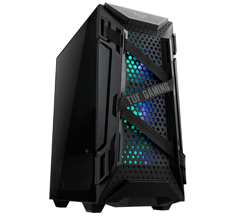Корпус ASUS GT301 TUF GAMING CASE/BLK/ARGB FAN/ EATX/ATX/mATX/mITX 90DC0040-B49000