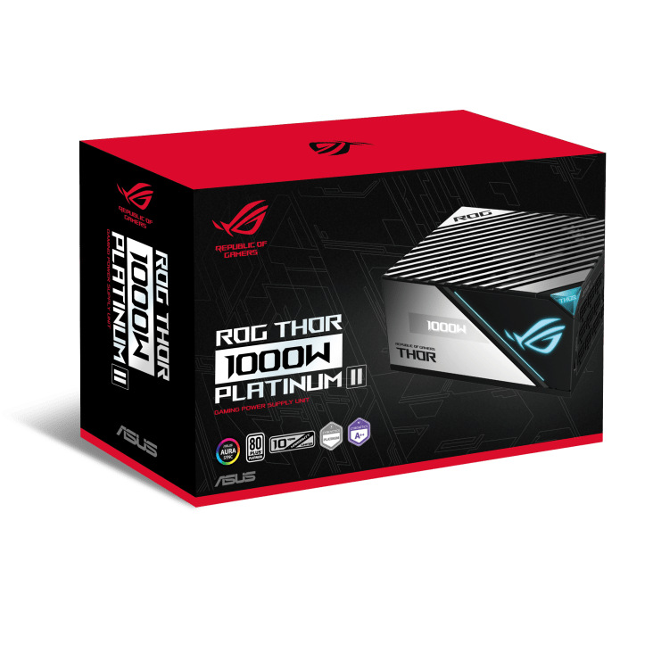 Блок питания ASUS ROG-THOR-1000P2-GAMING 1000W, 80Plus Platinum 90YE00L4-B0NA00